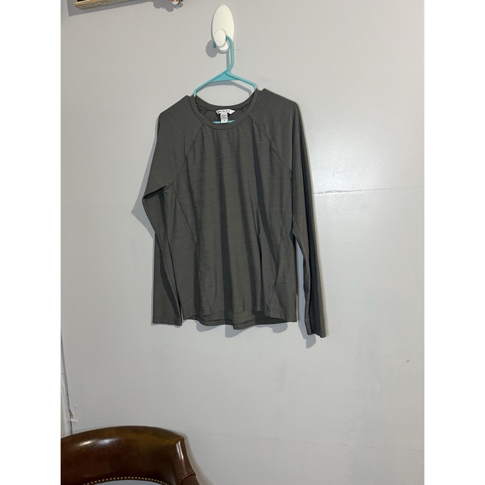 NWT Athleta Ultimate Textured Train Top, Grey Heather SIZE M     #981877 W0526H